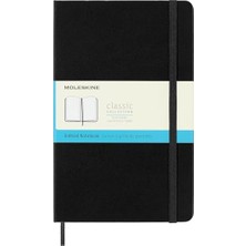 Velora Moleskine Sert Kapak Defter Siyah (Noktalı - 13X21)
