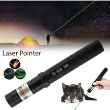 Velora Yeni Nesil Micro USB Şarjlı Güçlü Yeşil Lazer Pointer Siyah Metal Kasa 2022 Model