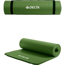 TeknoKapsül TNF226 Konfor Zemin 10 mm Taşıma Askılı Pilates Minderi Yoga Matı / TNF226 Konfor Zemin 10 mm Taşıma Askılı Pilates Minderi Yoga Mat, One Size - Beden- Tek Ebat,renk-Yeşil
