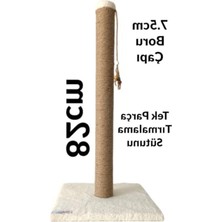 Esplendor Ekru Renkli 82 cm Kedi Tırmalama Tahtası