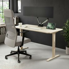 Esplendor Beyaz Rüzgar Çalışma Masası - 120X60 cm Fonksiyonel Tasarım