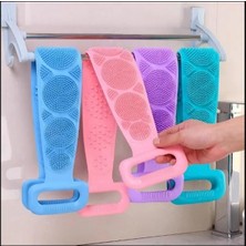 Esplendor Silikon Masajlı Yumuşak Duş Lifi, Çift Taraflı Banyo Kesesi
