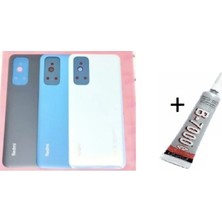 Vintessy Vıntessy Redmi Note 11S Uyumlu Arka Batarya Pil Kapağı Gri (B7000 15 ml Yapıştırıcı) BZS01