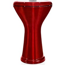 Esplendor Mısır Darbuka, 22 cm Çapında Kırmızı Renkli Boyalı Tasarım