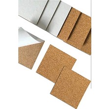 Esplendor 30X30 cm Yapışkanlı Mantar Levha, 6 Adet Set
