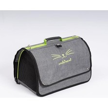 Esplendor Gri Renkli Dayanıklı Plastik Taşıma Çantası, 45X25X26 cm