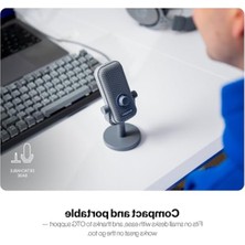 Esplendor Solum Voice S Alt Gray Condenser Yayıncı Mikrofonu (EY1B024)