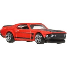 Esplendor Hot Wheels 60. Yıl Mustang Serisi Arabalar 69 Ford Mustang Boss 302 GRT01 - JBY51