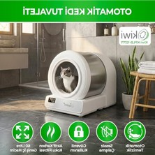 Esplendor 60L Kapasiteli Otomatik Kedi Tuvaleti, Geniş Iç Hacim