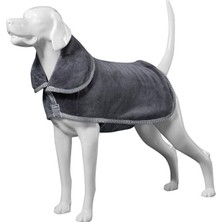 Esplendor Mikrofiber Köpek Bornozu, Lüks Havlu, Küçük ve Büyük Irk Için