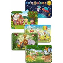 Esplendor 54 Parça Ahşap Dinazor Temalı Puzzle ile Eğlenceli Oyun