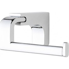 Velora Alper Banyo F1 Model Lüx Paslanmaz Krom Tuvalet Kağıdı Askısı, Montajlı Metal Wc Kağıtlık, Parlak Krom Banyo Aksesuarı, Duvara Vidalı Tuvalet Kağıdı Tutucu, 5 Yıl Garantili