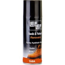 Velora Leflef Süet ve Nubuk Ayakkabı Boyası, Koruyucu Yenileyici Sprey, 200 ml (Taba)