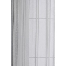 Esplendor Yüksek Kaliteli Keten Dokulu Ekru Tül Perde, 350 x 260 Cm, Pile Seçenekleri ile