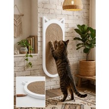 Esplendor Dekoratif Ahşap Kedi Tırmalama Tahtası, 20X45 Cm, Jüt Ip