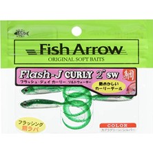 Velora Flash-J Curly Sw 2" (5 Adet/paket) #139 Turnip Green/silver Olta