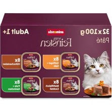 Esplendor Animonda The Finest Yetişkin Kedi Yemeği, Yetişkin Kediler Için Islak Gıda, Kümes Hayvanlı Gurme Çeşitleri, 32 x 100 G