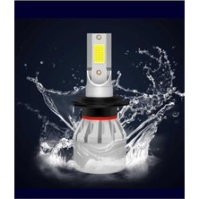 Velora Trendlıfeoto H7 LED Xenon Mini Far Ampul Şimşek Etkili H7 Beyaz