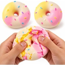 Esplendor Yumuşak Çatlayan Oyuncak Donut ile Stres Giderici Eğlence