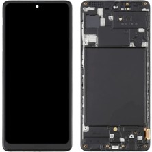 Burada Bulabilirsin Buradabulabilirsin Samsung A71 Uyumlu LCD Dokunmatik Ekran Çıtalı (Siyah) Bbz