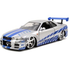 Velora Jada Toys, Inc. 253203044 Fast E Furious 2002 Nissan Skyl Aksesuarı, Mavi