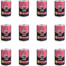 Esplendor Plus Pate Içinde Et Parçacıklı Somonlu Yavru Kedi Konservesi 395 gr (12 Adet)