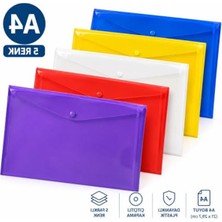 Esplendor A4 Çıtçıtlı Zarf Dosya, 5 Renk Seçeneği