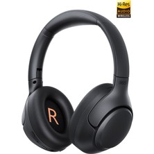 TeknoKapsül H3 Hybrid Anc Hi-Res Bluetooth 5.3 Kafaüstü Kablosuz Kulaklık Çift Cihaz Desteği Siyah
