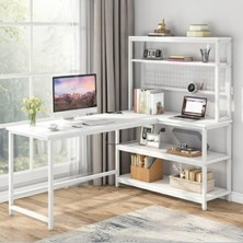 Esplendor 160 cm Boyutunda Beyaz Oyuncu Masası, Çalışma Masası