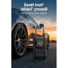 Esplendor 150 Psı Taşınabilir Hava Kompresörü, LCD Ekran ve LED Işıklı