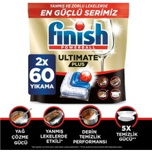 TeknoKapsül Ultimate Plus Bulaşık Makinesi Deterjanı Kapsül Tablet 120 Adet (60 x 2)