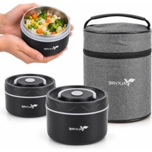 Esplendor Isı Yalıtımlı Paslanmaz Çelik Yemek Termosu - 420+550 ml Kapasiteli