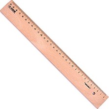 Esplendor 30 cm Uzunluğunda Tahta Cetvel, Ölçüm Aracı