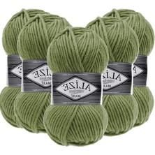 Esplendor Alize Süperlana Maxi El Örgü Ipi, 100G/100M, 5'li Paket