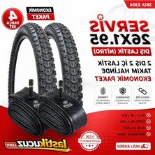 Esplendor Bisiklet Dış Lastik ve Iç Lastik Takımı - 26X1.95 Boyutunda