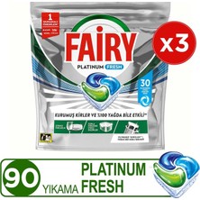 TeknoKapsül Platinum Fresh Bulaşık Makinesi Kapsülü 30 Yıkama X3