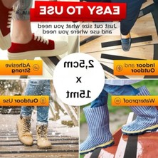 Esplendor Kaydırmaz Bant, Siyah Renk ve 15 Metre Uzunlukta