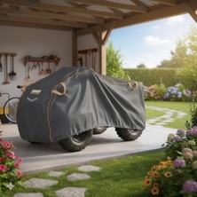 Esplendor Haegs Atv Brandası, Atv Koruma Kılıfı, Örtüsü Su Geçirmez Dış Mekan Ağır Hizmet Tipi, 4 Mevsim (XXXL-255-110-120) - Gri