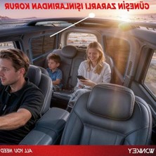 Esplendor Otomobil Yan Cam Perdesi, Uv Koruma, 2 Adet