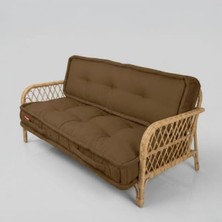 Esplendor 60X120X14 cm Boyutunda 2'li Yer Minderi, Kahverengi Palet Minderi