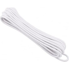 Esplendor 10 Metre Beyaz Yuvarlak Bel Lastiği, Dayanıklı ve Esnek Kullanım Için
