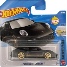 Esplendor Hot Wheels - Porsche 911 Carrera T – Factory Fresh 1/5 – JJK80 – Short Card – Siyah – Mattel 2026 (15/250)