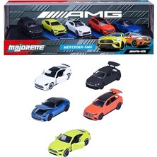 Esplendor Majorette Mercedes-Amg 5 Adet Hediye Paketi Metal Die-Cast Araba Seti, 5 Resmi Lisanslı Model Koleksiyonu, 8502105000S06, 3 Yaş ve Üstü Çocuklar Için