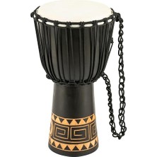 Esplendor 25 cm Halat Tuned Headliner Congo Serisi Wood Djembe Davul - Keçi Postu - Çocuklar ve Yetişkinler Için Müzik Enstrümanı, Maun Ahşap (Hdj1-M)