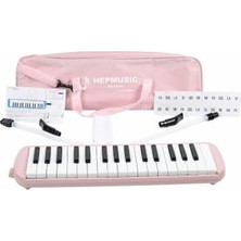 Esplendor 32 Tuşlu Bez Çantalı Açık Pembe Melodika (Yedek Ağızlıklı)