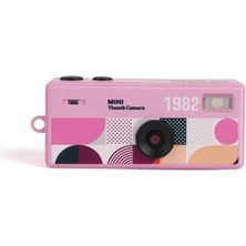 Esplendor Pikas Joyplus Mini Anahtarlık Dijital Fotoğraf Makinesi Retro Filtreli Mini Video Kamera LK-030 (Pembe)