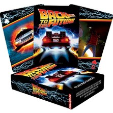 Esplendor Geleceğe Dönüş Oyun Kartları - Favori Kart Oyunlarınız Için Geleceğe Dönüş Temalı Kart Destesi - Resmi Lisanslı Bttf Ürünleri ve Koleksiyon Ürünleri, Siyah, Kırmızı, Sarı, 2,5 x 3,5