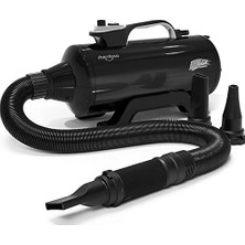 Esplendor Köpek Kurutucu Yüksek Hızlı Profesyonel Köpek Evcil Hayvan Bakım Saç Kurutma Kuvvetli Kurutma Makinesi Üfleyici 6.0hp (DHD-2400T) (6.0hp, Jet Siyah)