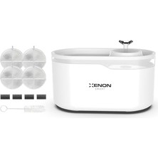 Esplendor Xenon Smart Akıllı Kedi Su Pınarı 2.8 L Wi-Fi Beyaz ve Yedek Filtre 2'li Set
