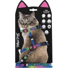 Esplendor Urban Style Lava Kedi Göğüs Tasması Set